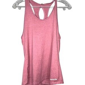 Patagonia Pink Heathered Racerback Tank‎ Top Size Medium Athletic Fit